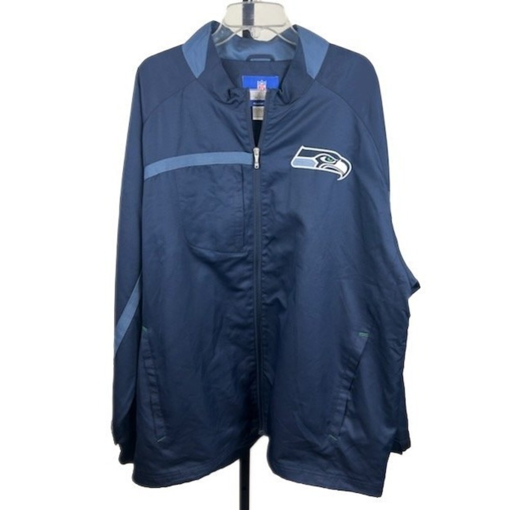 Reebok Full Zip Jacket Men's Size 2XL Seattle Seahawks NFL Teamā Apparel